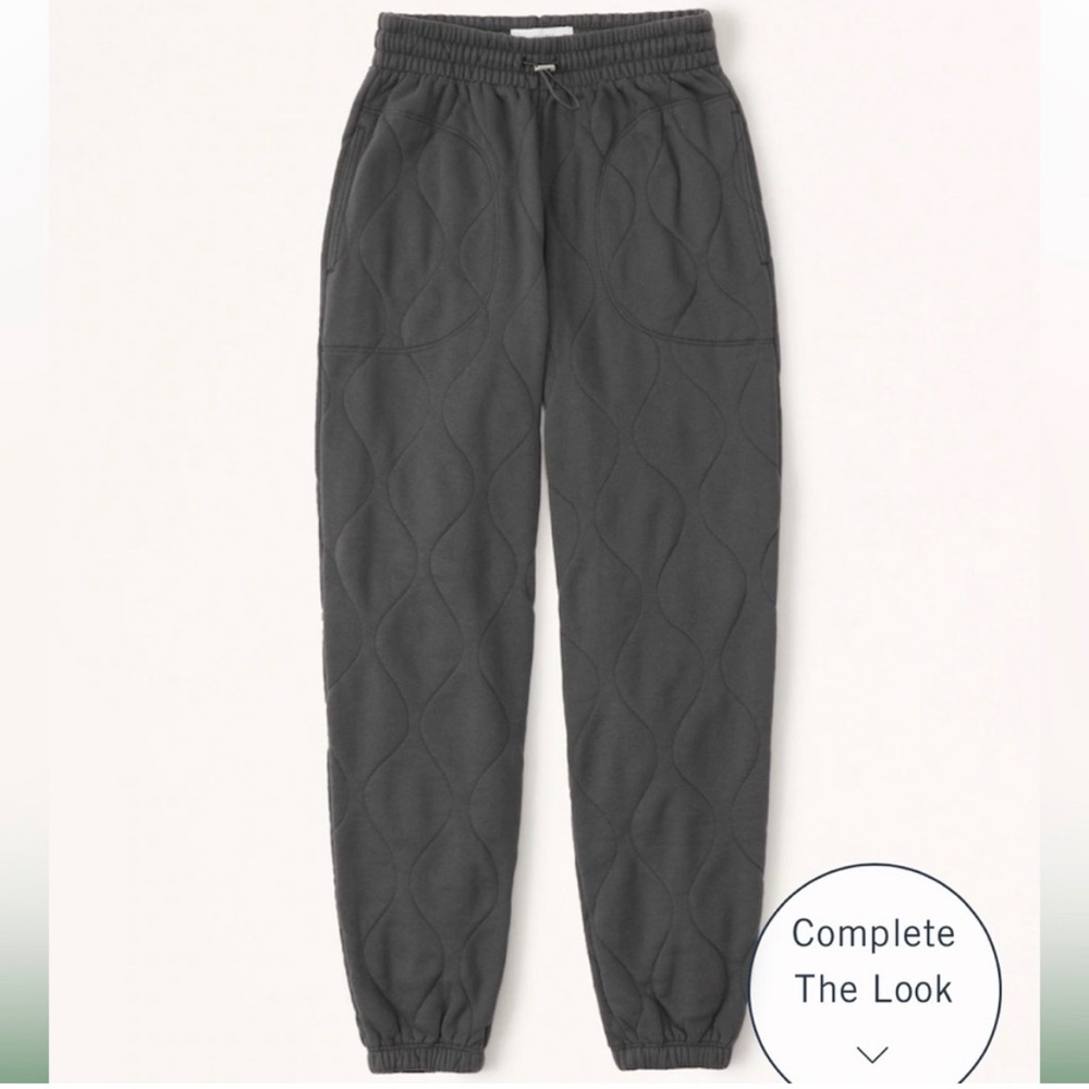 A&F Quilted Sunday Sweatpant